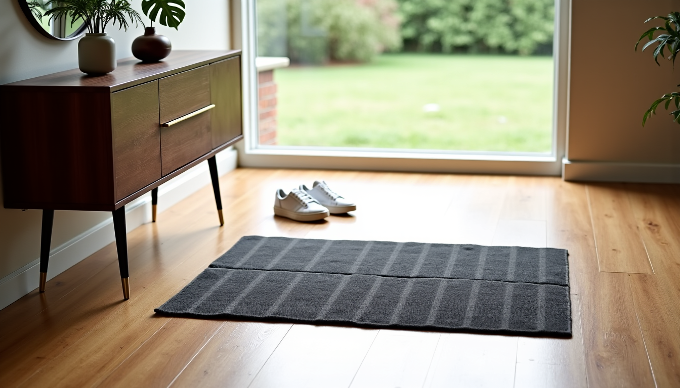 Illustration : de plus, la capacité à changer ou mettre — 5 raisons de craquer pour un tapis d'entrée personnalisé