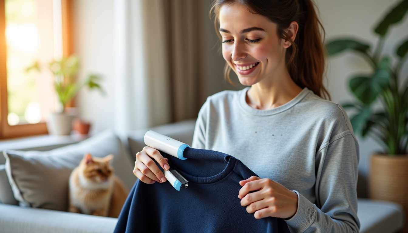 Illustration : les poils sur les vêtements sont une frustration — éliminer les poils d'animaux dans toute la maison : méthode en 6 étapes