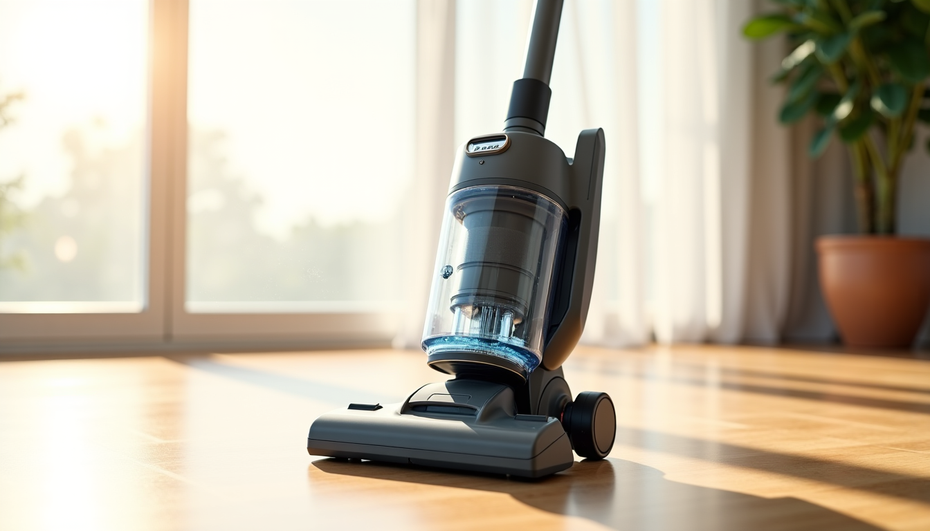 Illustration : et il est important de vérifier sa classe — évaluer un aspirateur laveur : puissance d'aspiration, autonomie et filtration