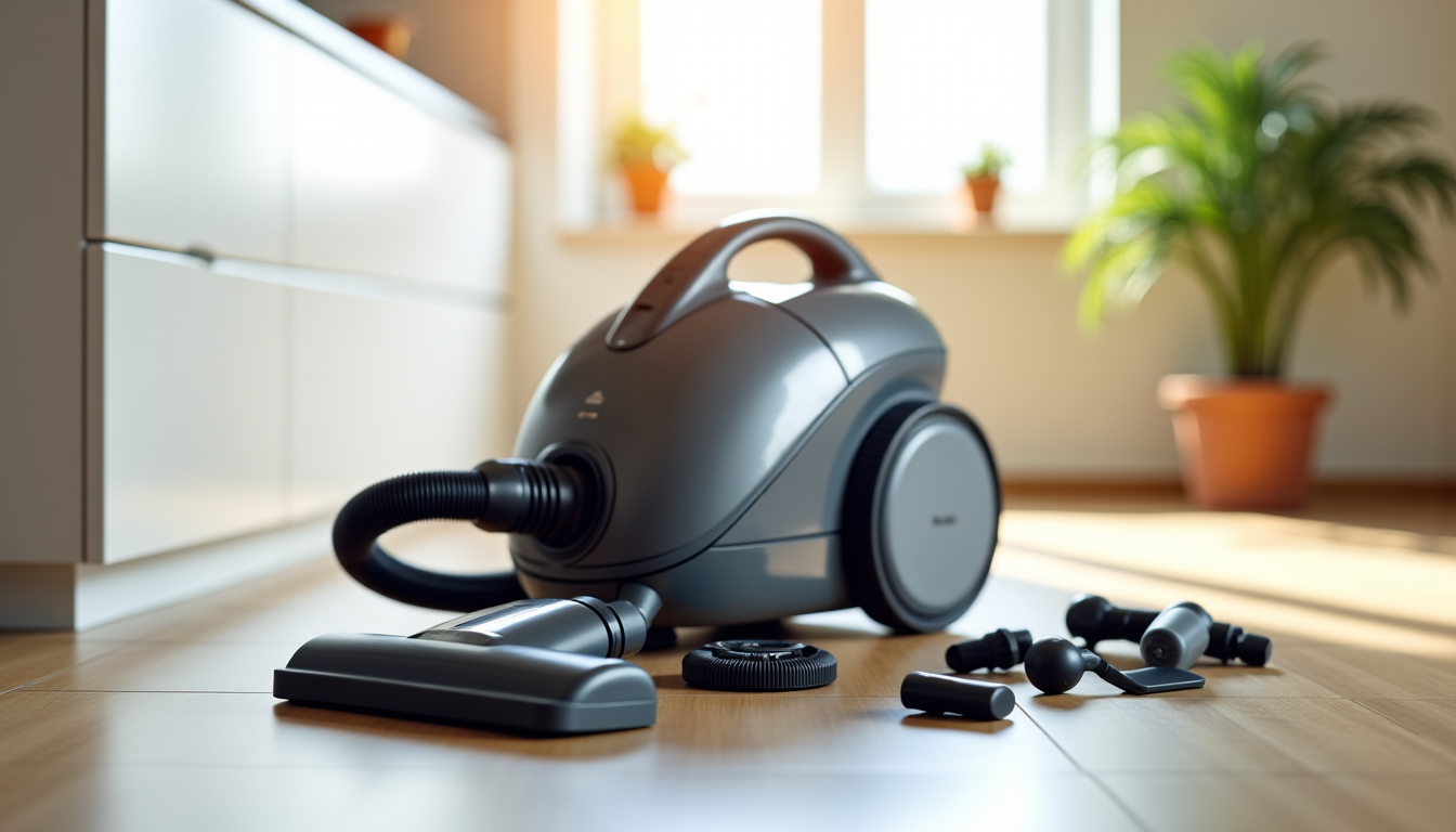 Illustration : un investissement dans un appareil fabriqué avec des — budget pour équiper sa maison : aspirateur eau et poussière et accessoires
