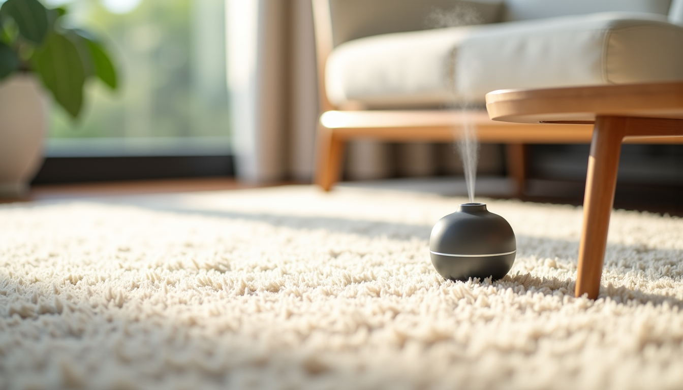 Illustration : après le nettoyage en profondeur, l'objectif est de — éliminer les odeurs d'animaux dans les tapis : protocole complet en 5 étapes