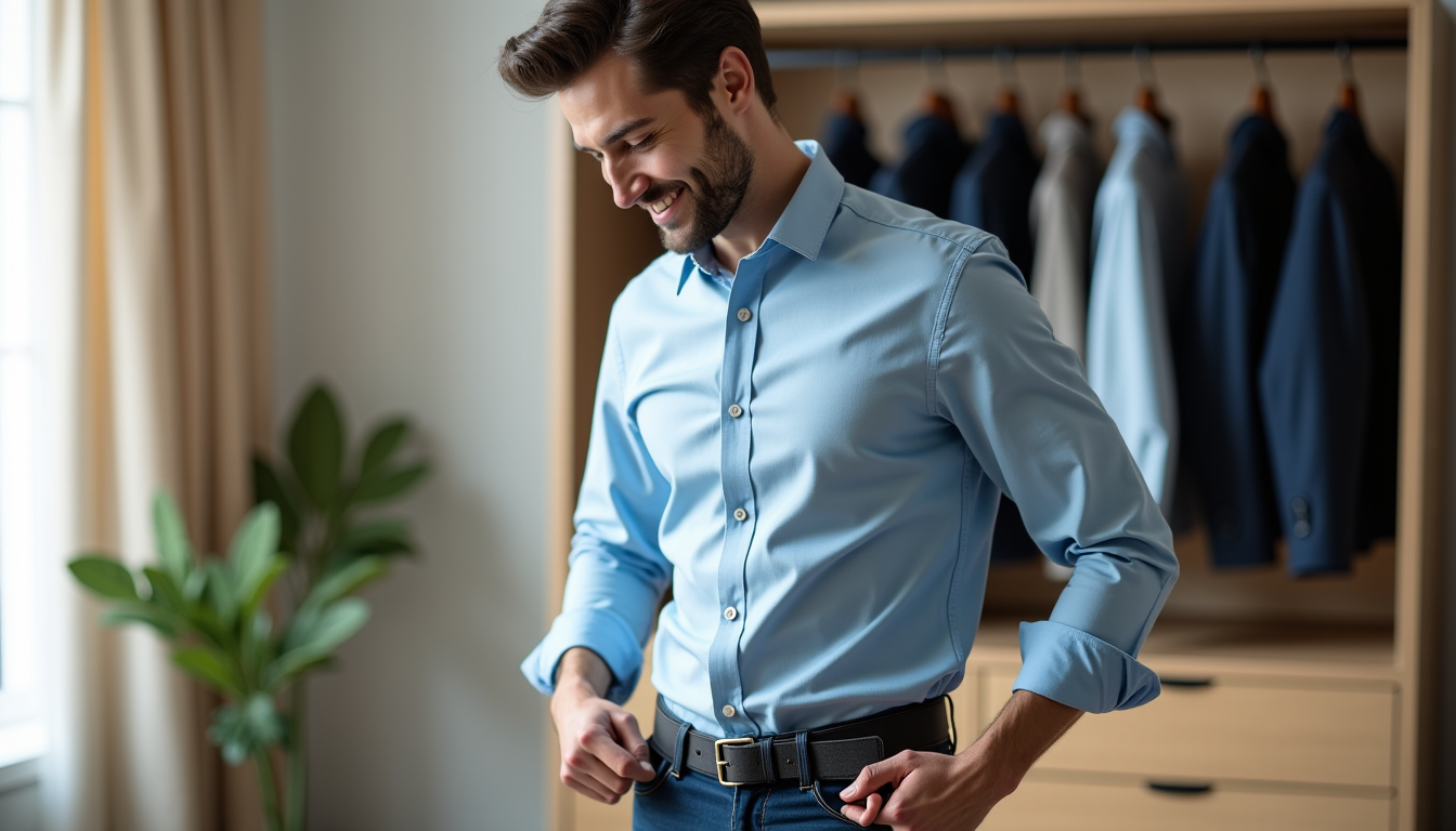Illustration : les ceintures en toile ou en nylon se — ceinture automatique homme : l'accessoire confort absolu