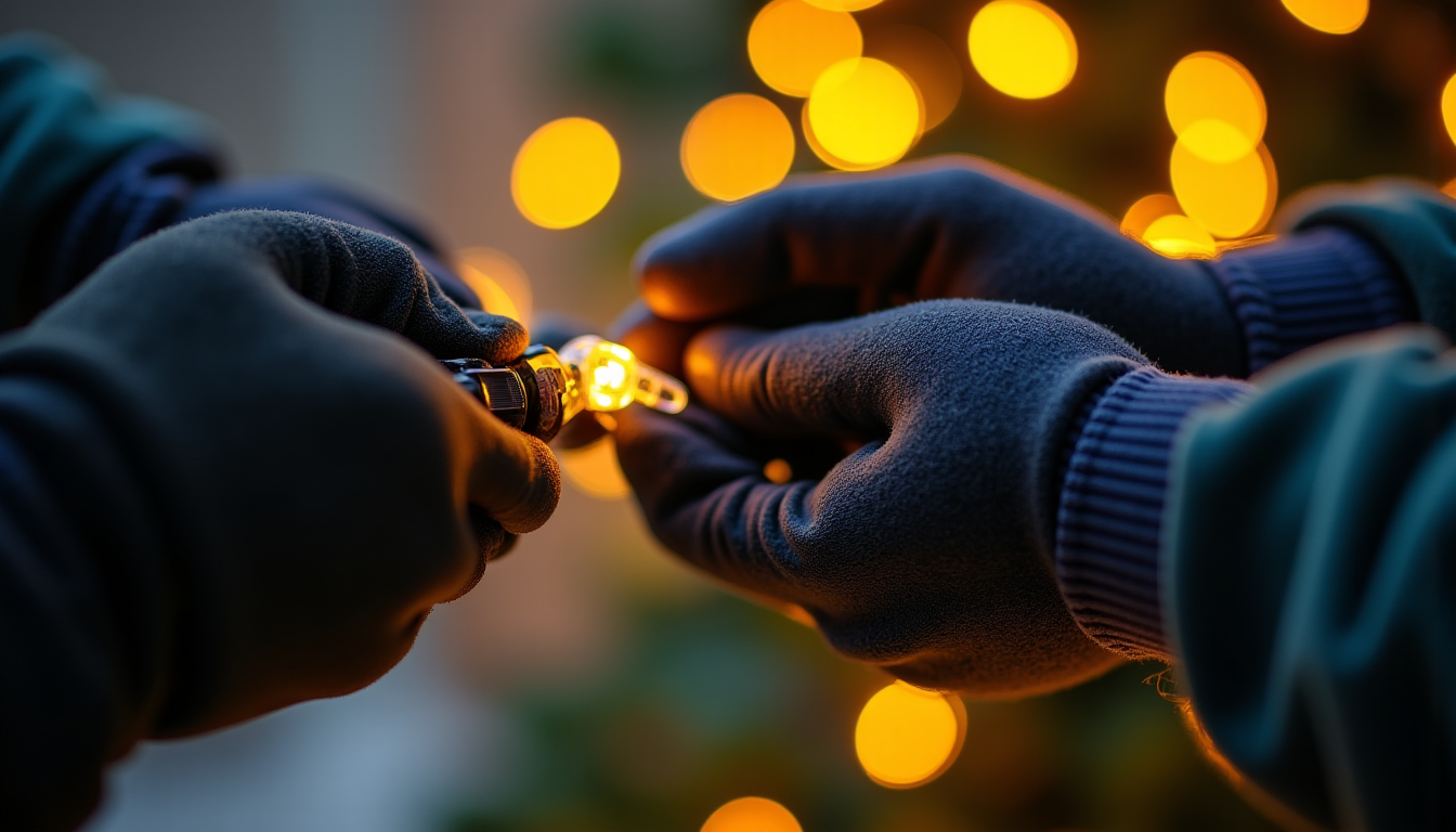 Illustration : être une solution temporaire, mais une installation par — préparer sa décoration extérieure de noël : ip44, fixations et raccordements