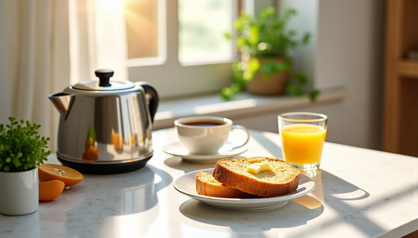Illustration : la décoration de votre coin petit-déjeuner peut également — petit-déjeuner parfait : comment créer le rituel du matin idéal avec riviera&bar