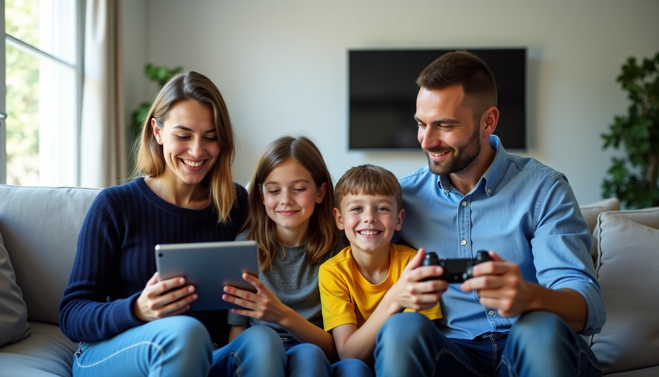 Illustration : avec divers appareils connectés. un support client réactif — atlas pro ontv : meilleur abonnement iptv stable en france 2026