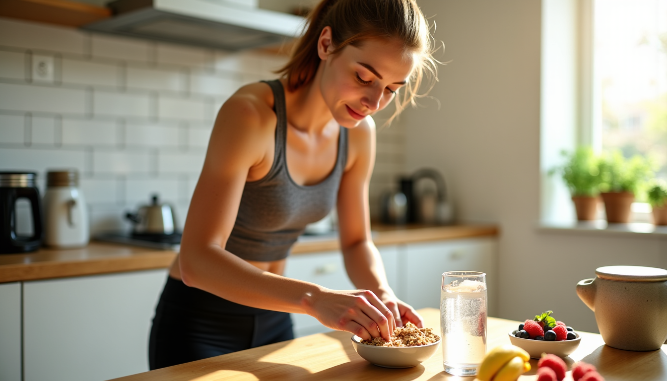 que manger avant une séance de sport pour avoir de l’énergie ? — il est recommandé de boire régulièrement tout au
