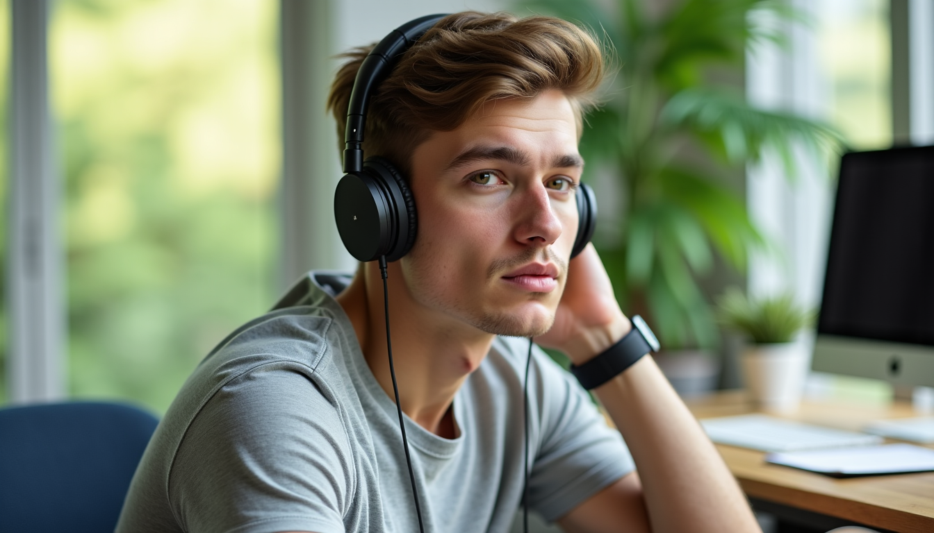 Illustration : le choix entre filaire et sans fil dépend — choisir un casque audio pour travailler ?