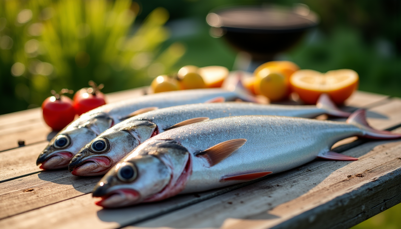 Illustration : sélectionner le poisson idéal n'est que la première — poissons choisir pour une cuisson au barbecue ?
