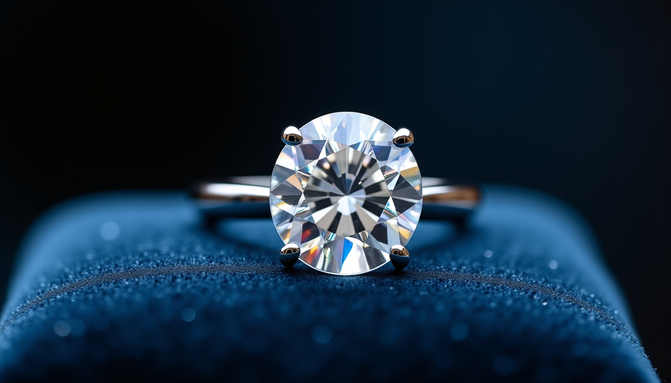 Illustration : le diamant, symbole d'une solidité et d'une indestructibilité — anniversaire de mariage : que s’offrir année après année