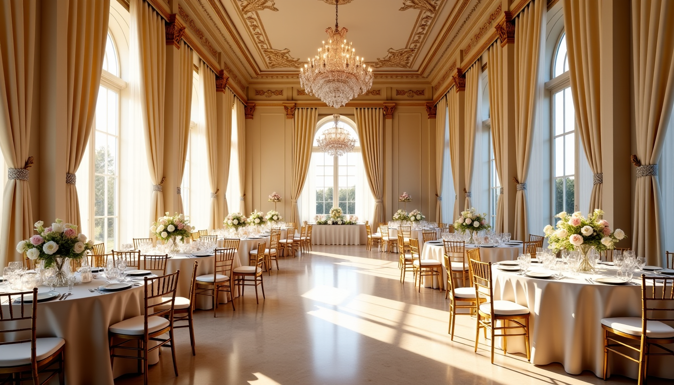 salle de mariage à évry : découvrez le lieu idéal pour une fête inoubliable avec le palais 91 — le style "palatial" qui caractérise les espaces du