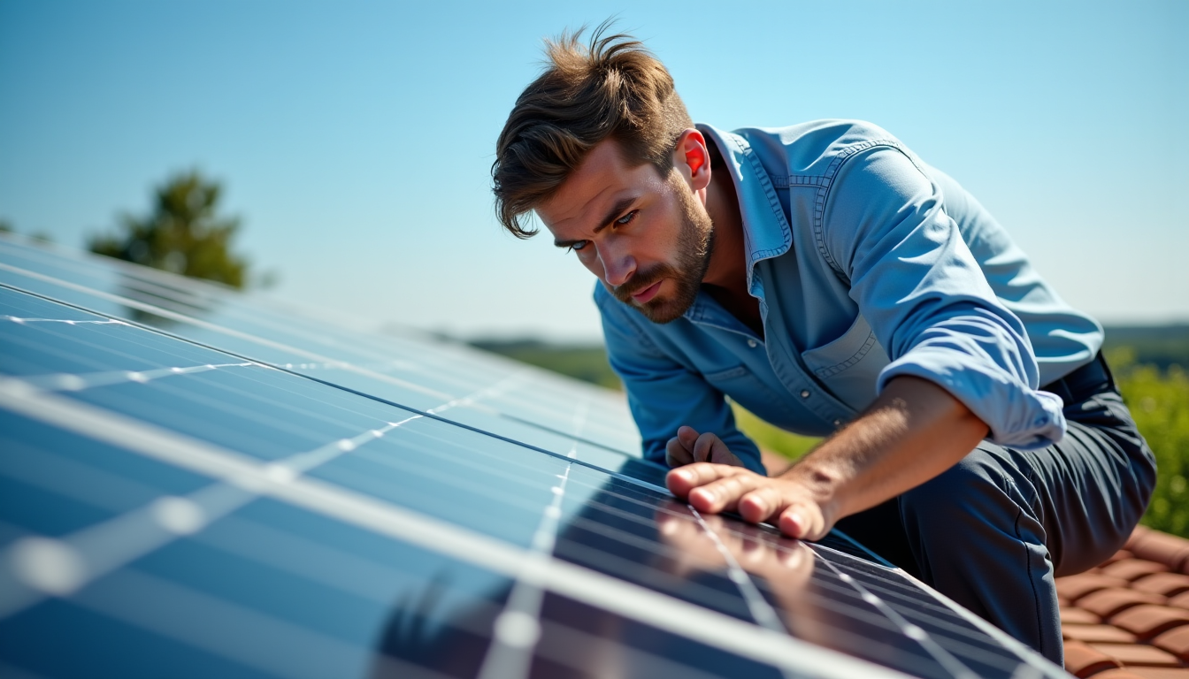 Illustration : r la surface des panneaux. un contrôle visuel — réussir son projet aquitaine enr panneaux solaires facilement