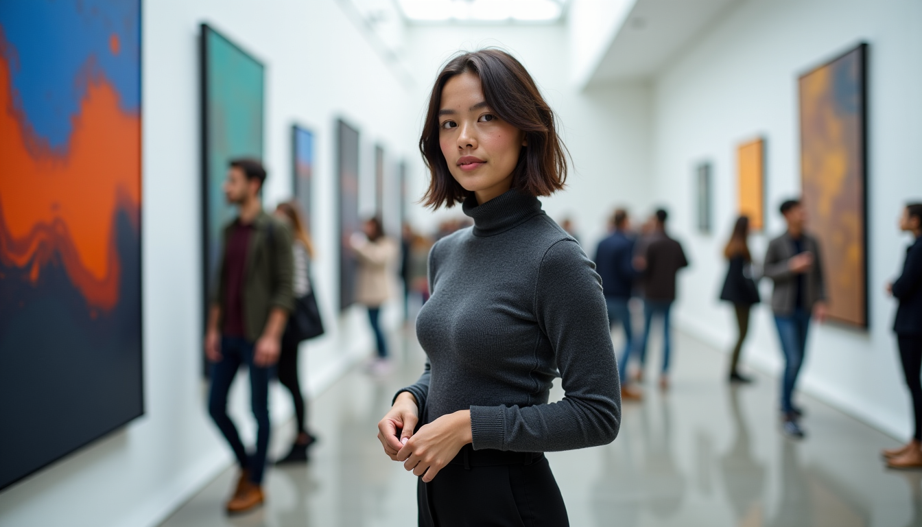 Illustration : soyez respectueux des œuvres et de l'espace. ne — préparer sa première visite dans une galerie d’art ?