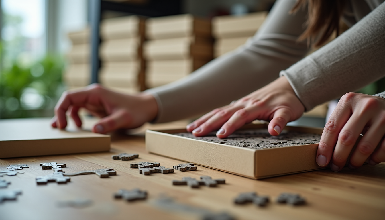 Illustration : au-delà de l'image et du nombre de pièces, — choisir un puzzle adapté à son niveau ?