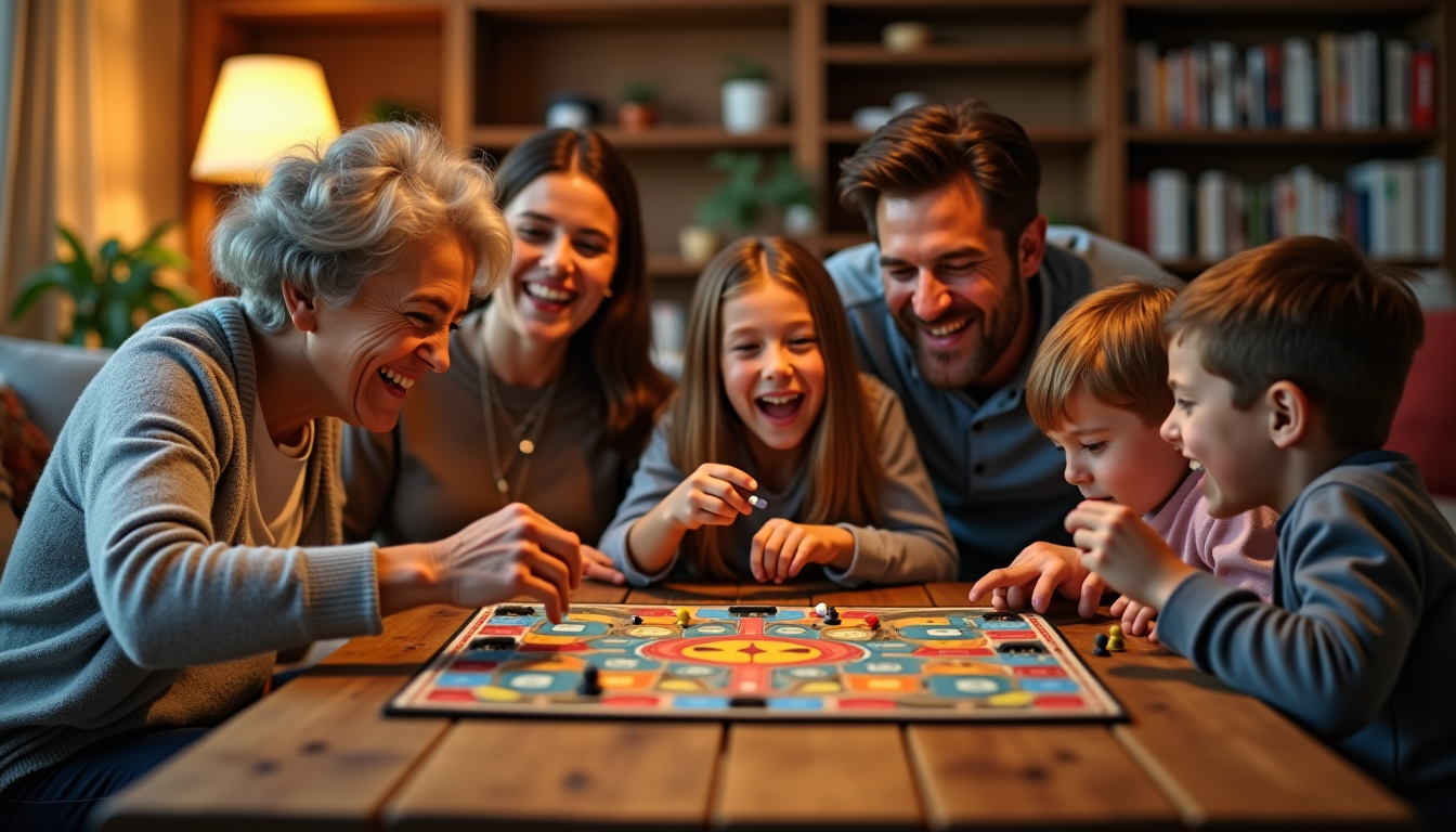 jeux proposer lors d’une soirée en famille ? — laisir et non une contrainte. l'expérimentation est donc