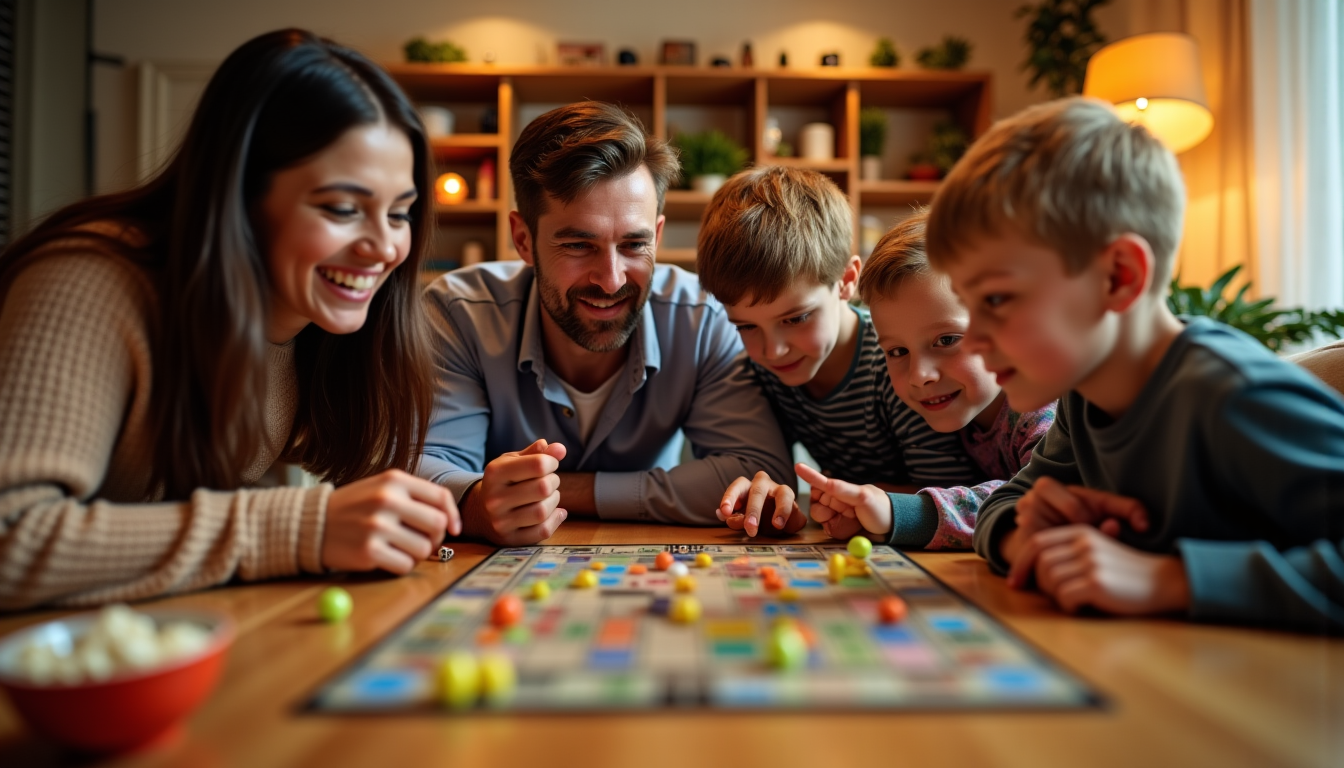 Illustration : de ces expériences réside dans l'unicité de chaque — jeux proposer lors d’une soirée en famille ?