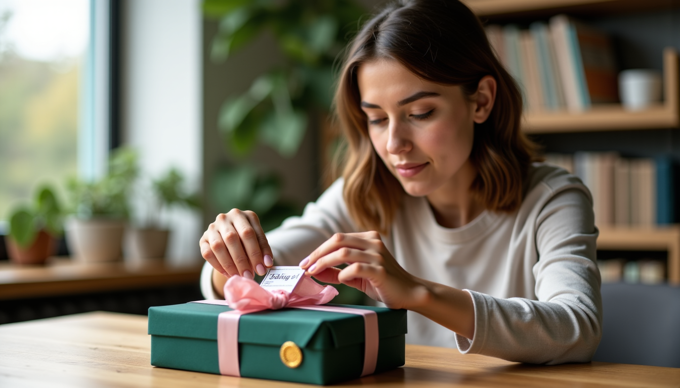 Illustration : valider votre commande, vous offrant la possibilité d'ajuster — préparer un cadeau personnalisé avec magicompo.com : guide complet