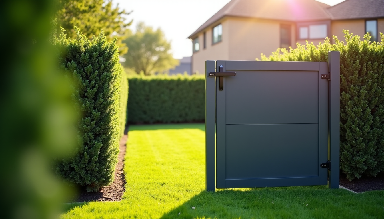 bien choisir son portillon de jardin pour sécuriser sa maison ? — e d'autres matériaux, choix de couleurs limité minimal