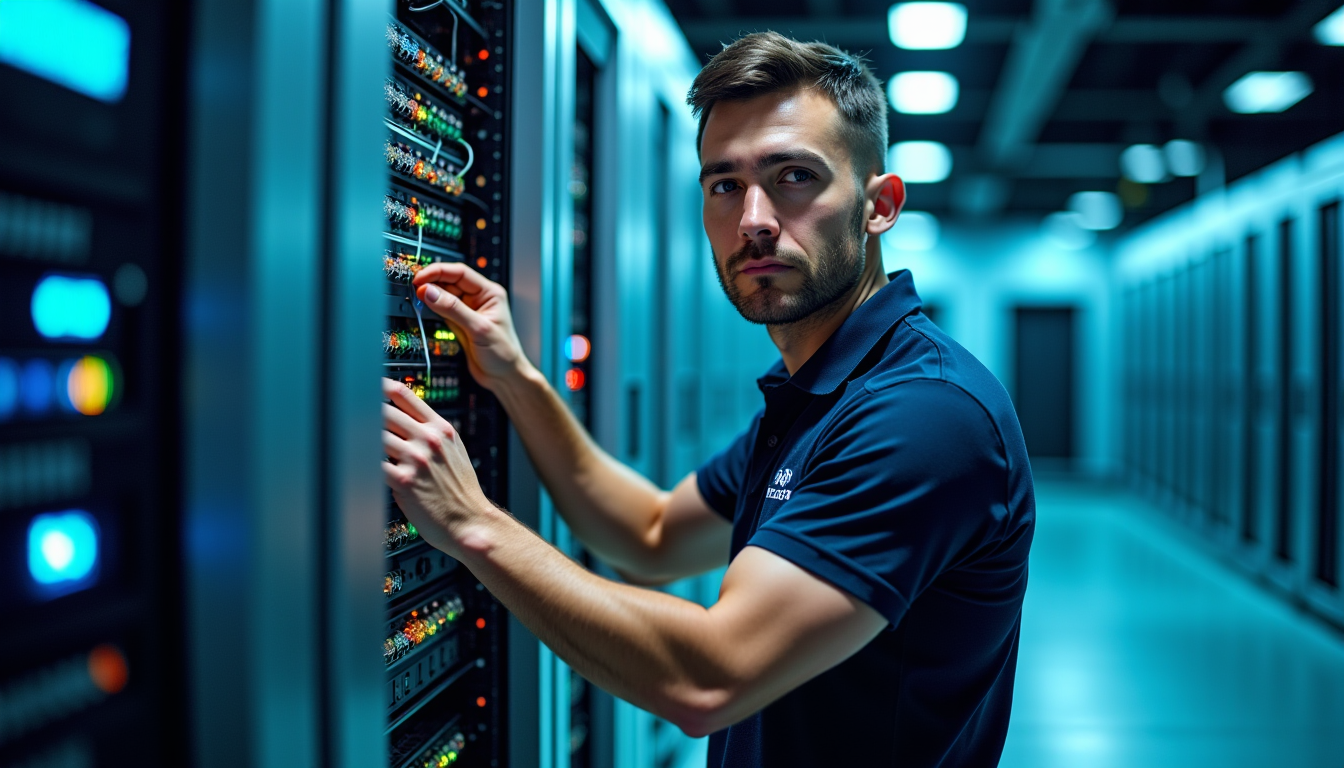 Illustration : la fibre optique délivre des débits inégalés pour — optimiser vos réseaux cyber et télécom