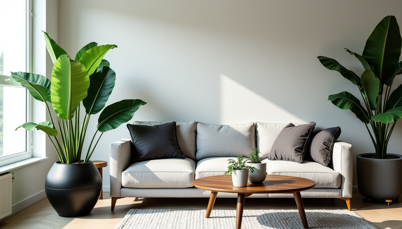 intégrer des plantes dans une décoration contemporaine ? — parfaitement dans un décor contemporain, ajoutant une touche