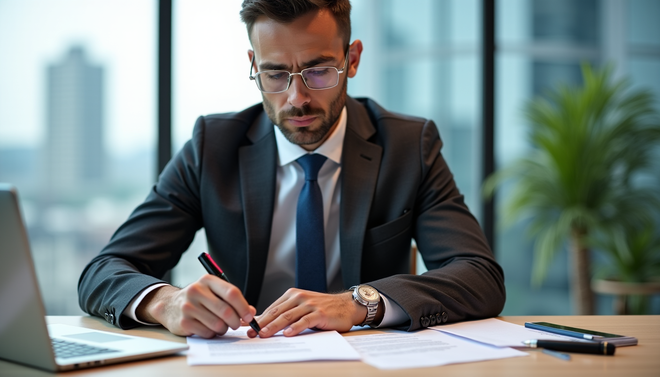 Illustration : prenez le temps de lire attentivement les conditions — maîtrisez le coût de l'assurance local professionnel