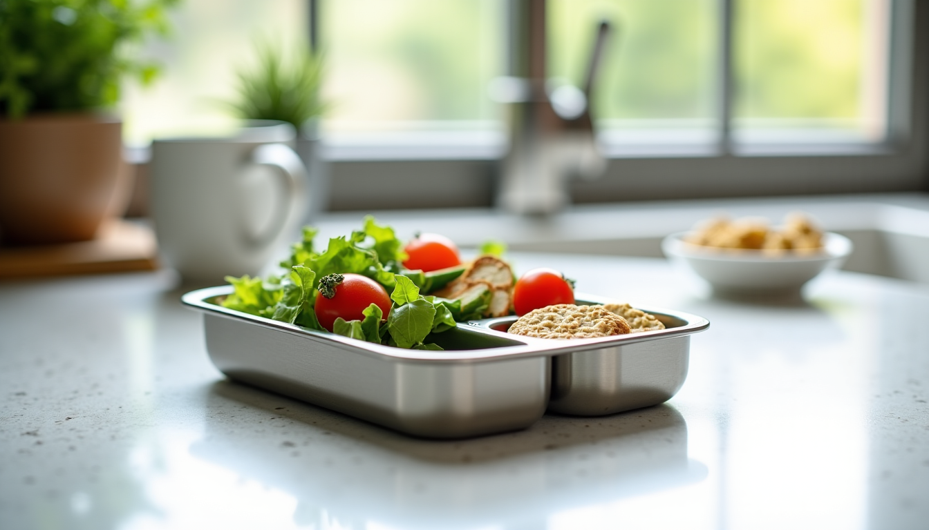 Illustration : unch boxes chauffantes, qui offrent une alternative intéressante — bien choisir sa lunch box inox pour les repas du quotidien ?