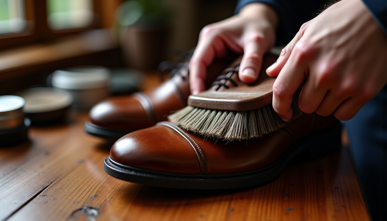 entretenir correctement ses chaussures en cuir ? — un nettoyage régulier, même si ce n'est qu'un