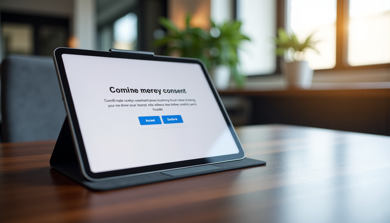 Illustration : un registre automatisé de qualité ne se contente — bannière cookies conforme et registre automatisé : impacts pour votre activité