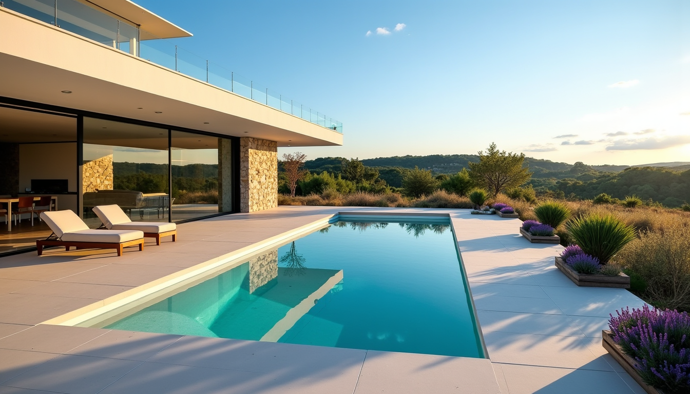 Illustration : enfin, n'oubliez pas les co&ucirc;ts indirects tels que &mdash; maison neuve avec piscine autour d'albi : coordonner les deux projets d&egrave;s le permis de construire