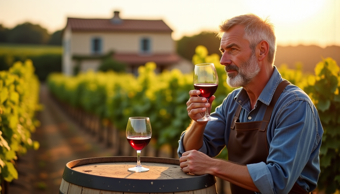 Illustration : de la dégustation (visuel, olfactif, gustatif). les potentiels — vivez une vraie journée de vigneron à châteauneuf-du-pape
