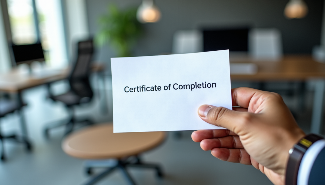 Illustration : lors d'une transition, il est impératif de s'assurer — avant de quitter docusign : documents, api et certificate of completion