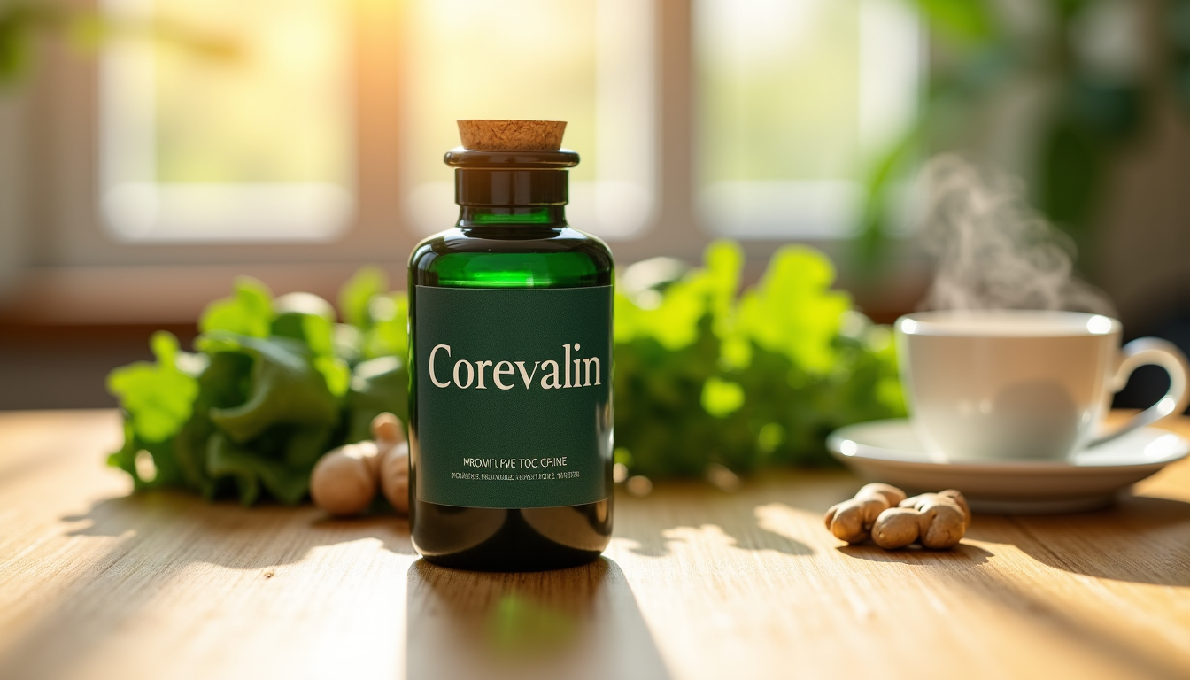 Illustration : non, corevalin est un complément alimentaire végétal. il — qu'est-ce que corevalin et comment soutient-il l'organisme après 40 ans ?