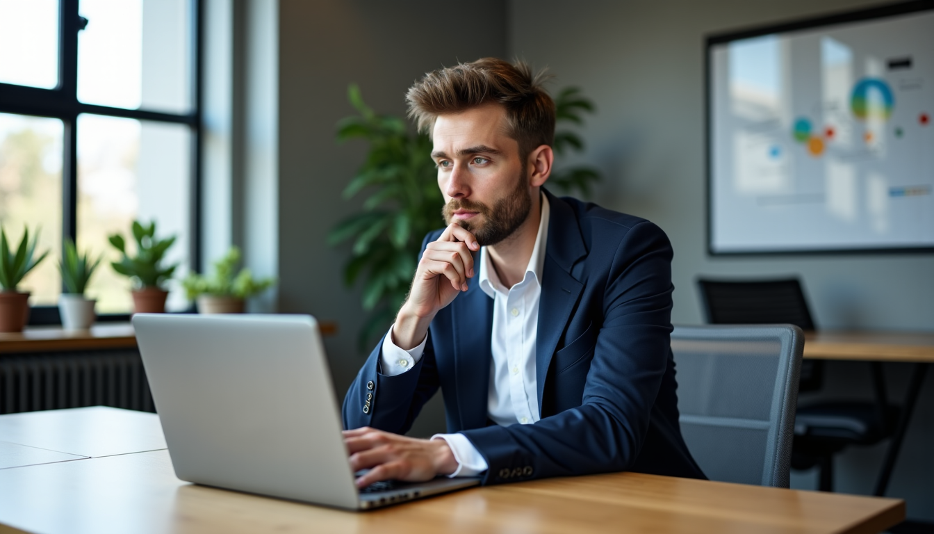 Illustration : anticipez l'évolution de vos besoins. une entreprise en — cloud ou serveurs internes : quelle solution pour une pme ?