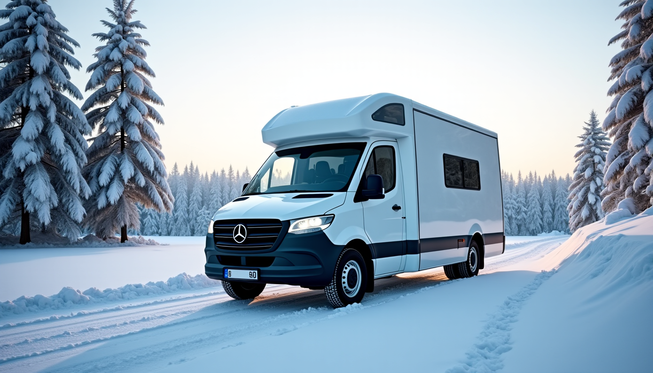 Illustration : u de gaz ou la source électrique pour — camping-car en hiver : comment protéger les canalisations du gel ?