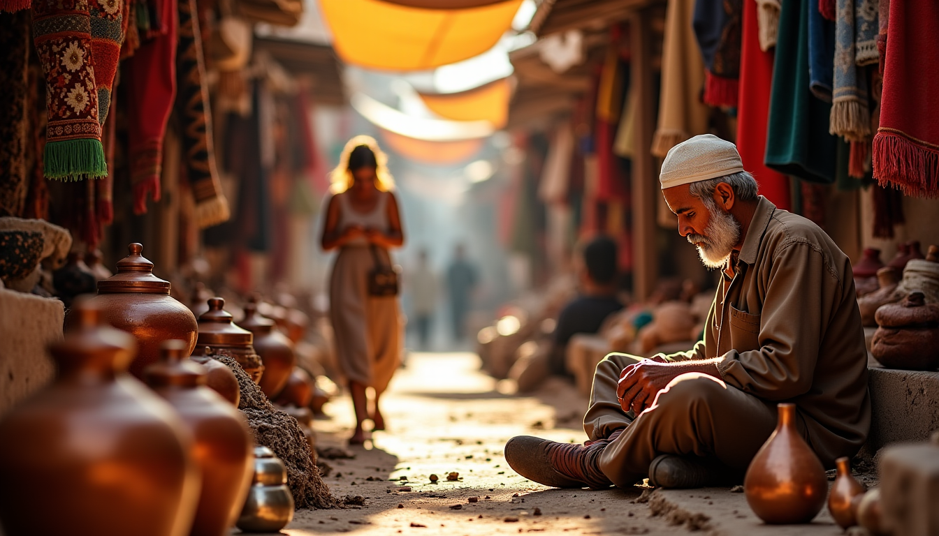 Illustration : marrakech, la "ville rouge", est une porte d'entrée — villes africaines visiter pour un premier voyage ?