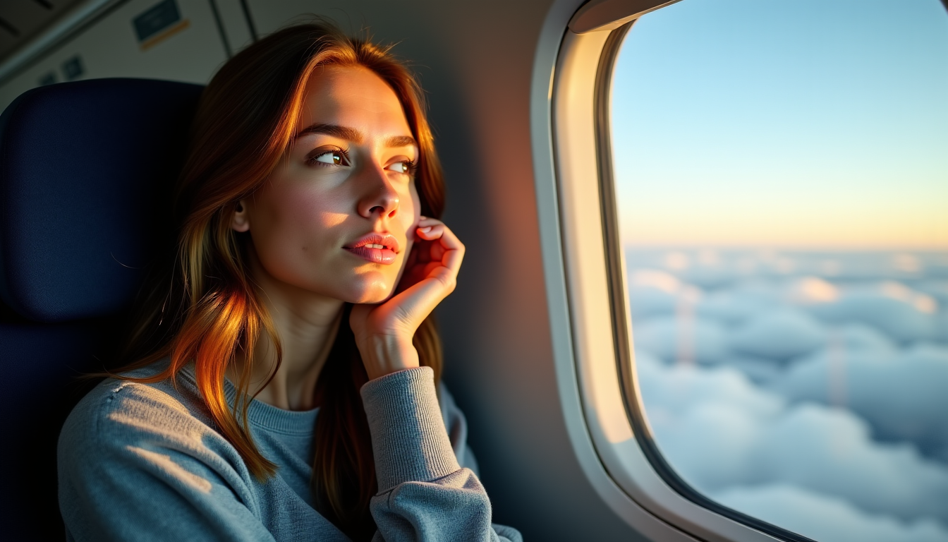 Illustration : chaque voyageur est unique et ses besoins peuvent — choisir son siège dans un avion pour un long vol ?