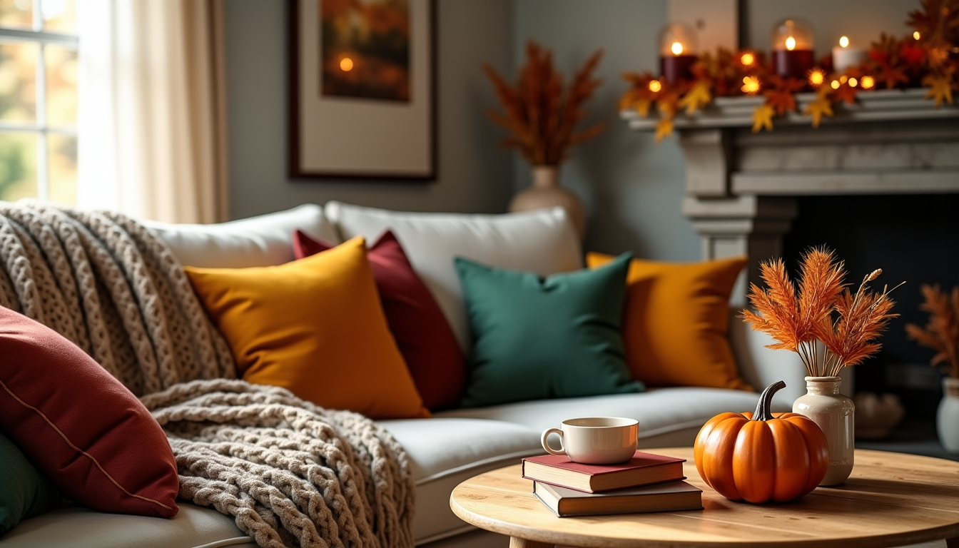 Illustration : "la maison doit être le coffre au trésor — décorer l'intérieur de sa maison pour l'automne ?