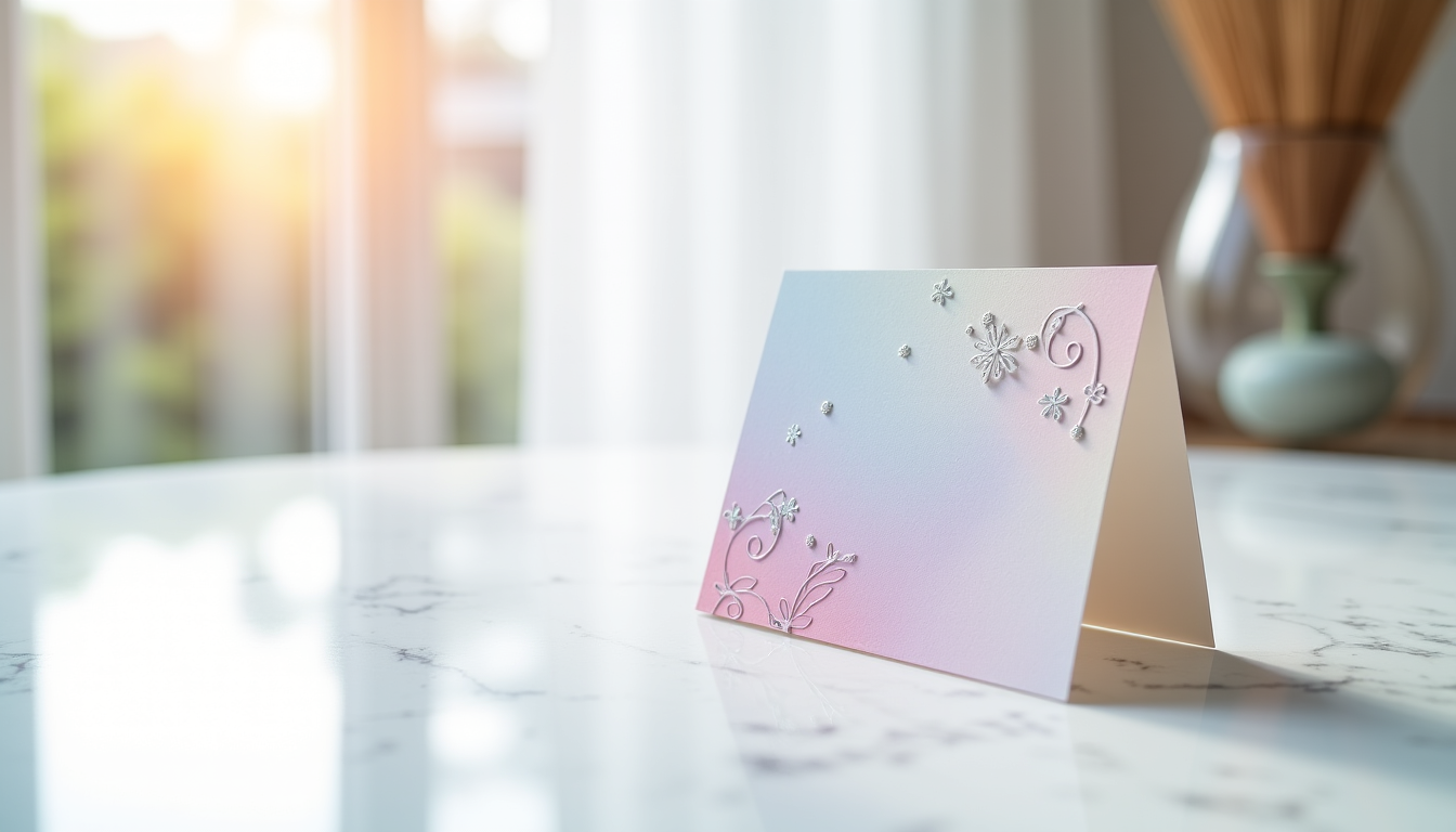 Illustration : d'autres styles, comme "pastel" avec ses teintes douces — carte d’anniversaire : comment trouver un modèle unique ?