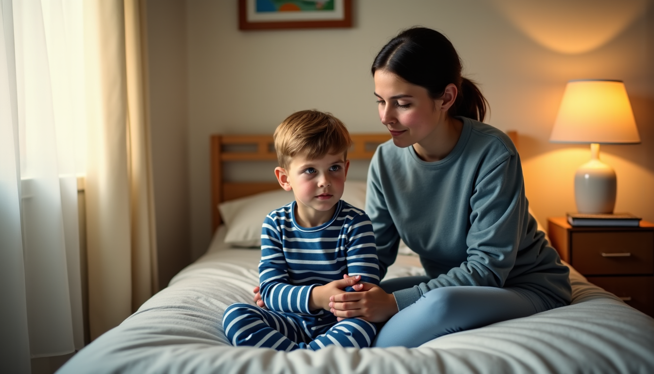 Illustration : l'accompagnement d'un enfant qui fait pipi au lit &mdash; mon fils de 12 ans se fait pipi dessus, est-ce normal ?