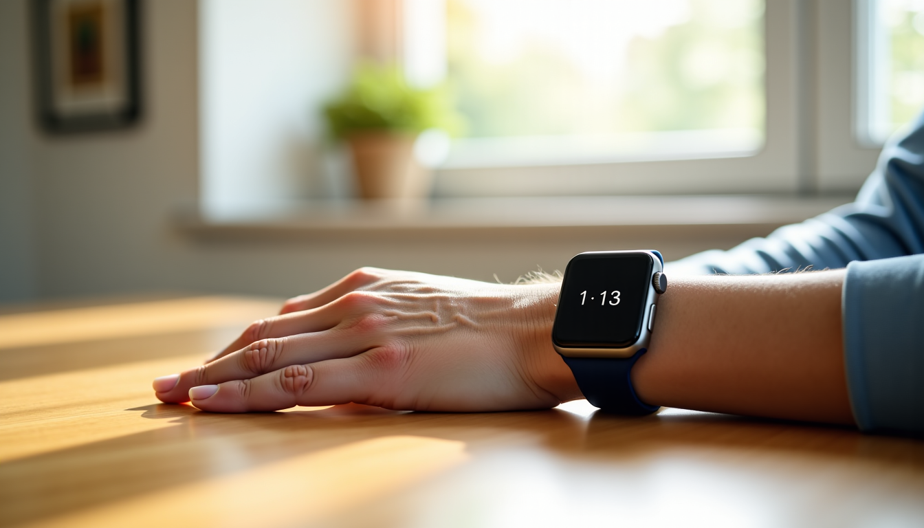 Illustration : une bonne montre connectée pour senior ne demande — montre connectée pour senior : un outil pratique pour renforcer la sécurité au quotidien