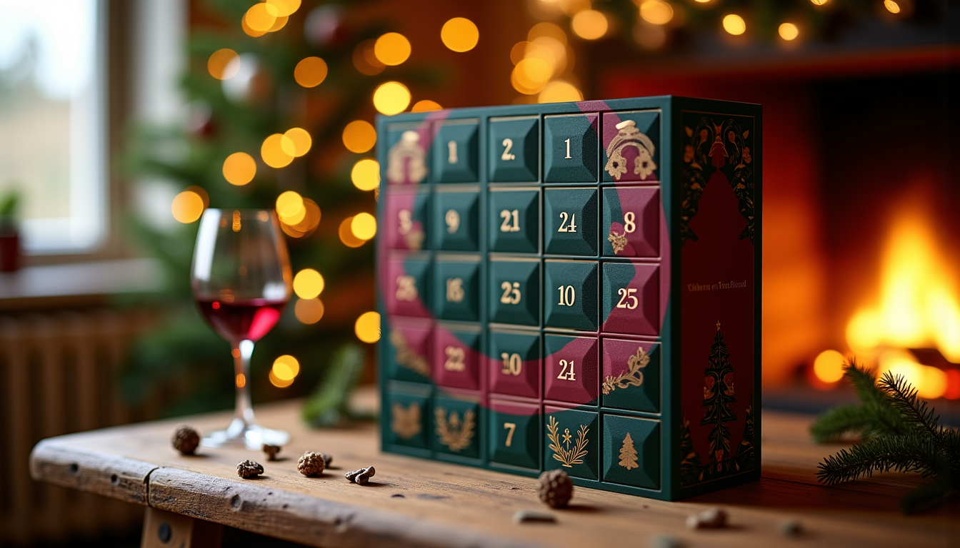 Illustration : arge gamme de produits liés au vin chez — calendrier de l'avent vin : idée cadeau originale pour les fêtes