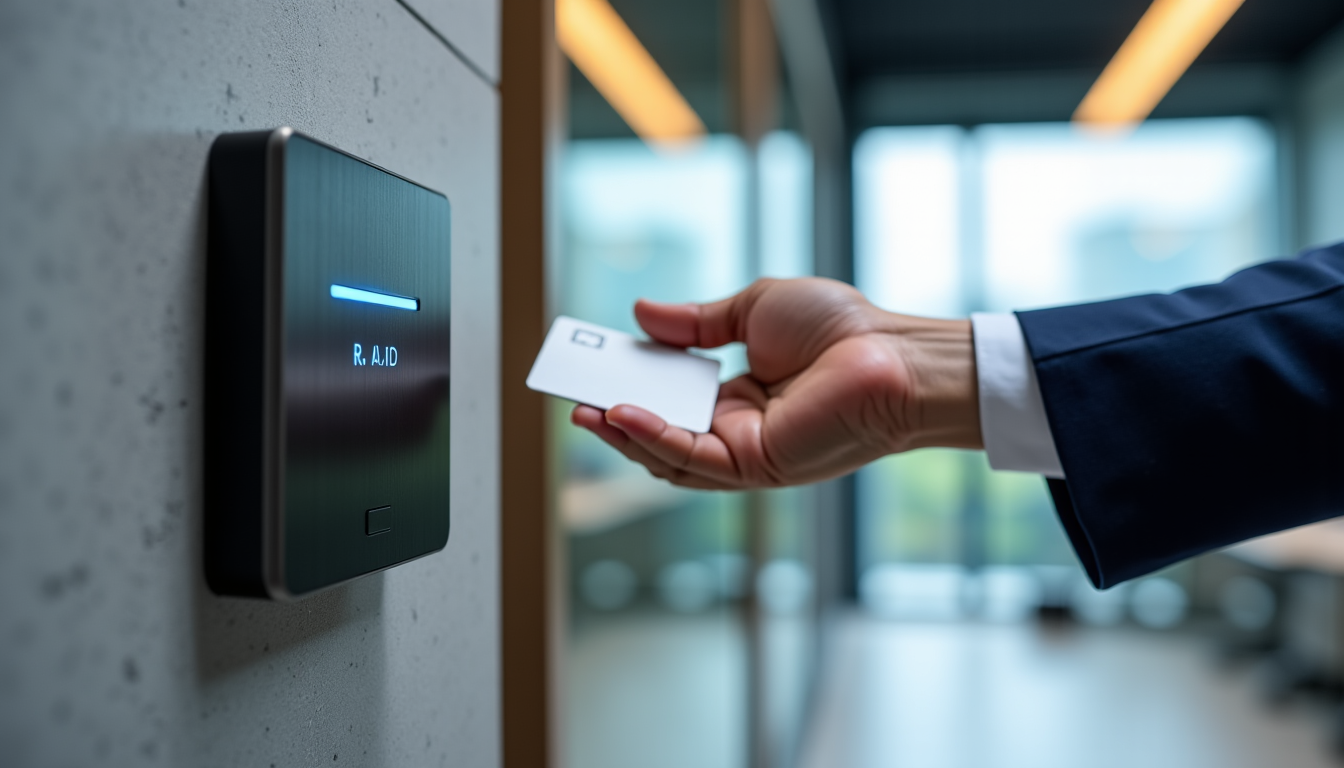 Illustration : &laquo; la s&eacute;curit&eacute; d'un syst&egrave;me de contr&ocirc;le d'acc&egrave;s &mdash; lecteur rfid : comment fonctionne un syst&egrave;me de contr&ocirc;le d&rsquo;acc&egrave;s ?