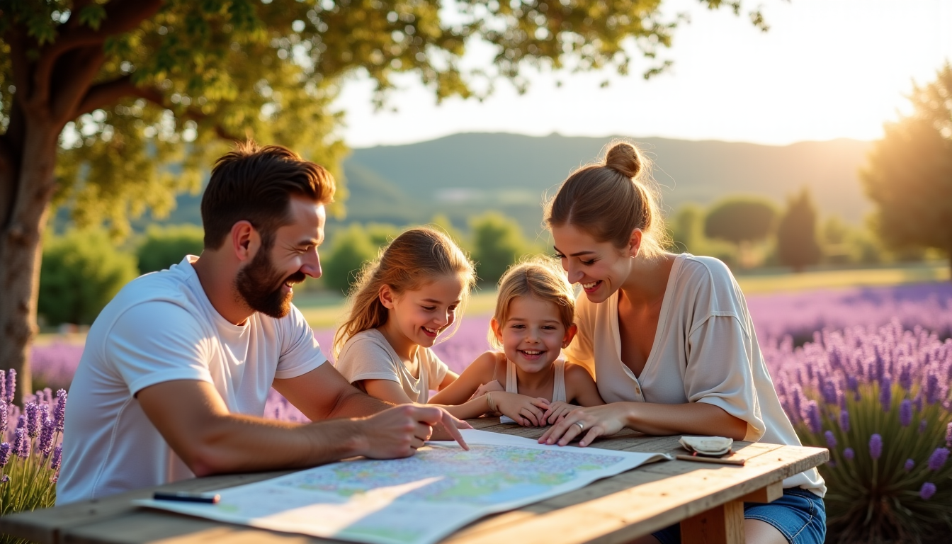 Illustration : enfin, n'oubliez pas d'impliquer les enfants dans la — découvrir le luberon en famille : itinéraires et bons plans