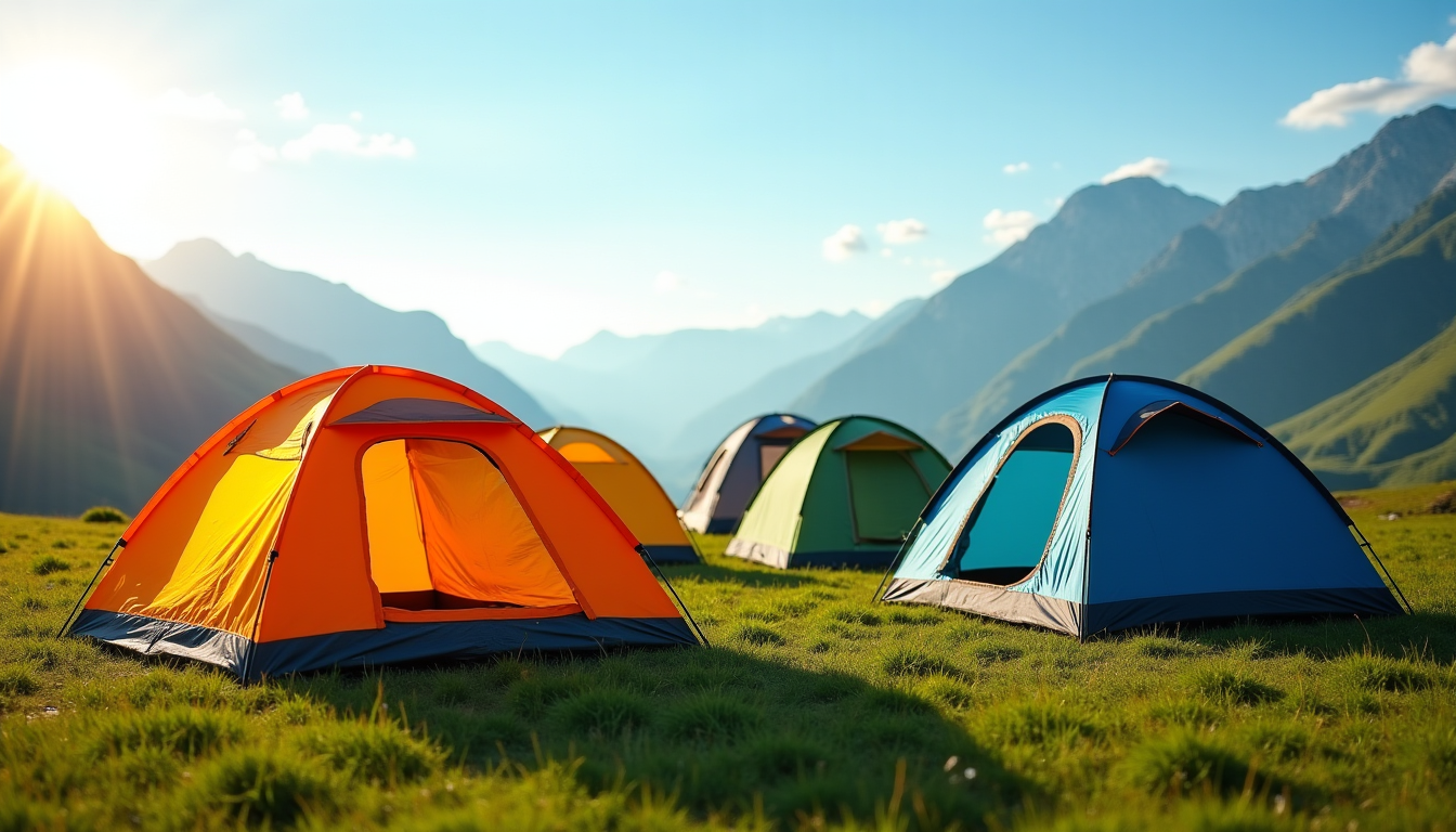 Illustration : lorsque l'on parle du "top 5" des tentes — top 5 des meilleures tentes de camping pop-up