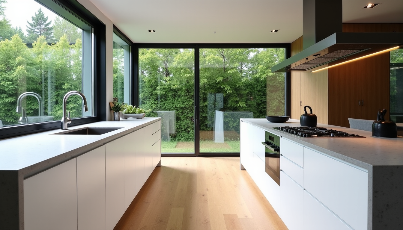 Illustration : la lumière naturelle est également un atout précieux. — rénovation de cuisine : comment allier design et fonctionnalité ?