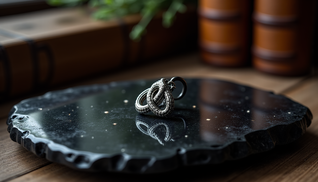 pendentif nœud de sorcière : signification et pouvoirs en wicca — fluences indésirables. le tracé continu éternité, cycles de