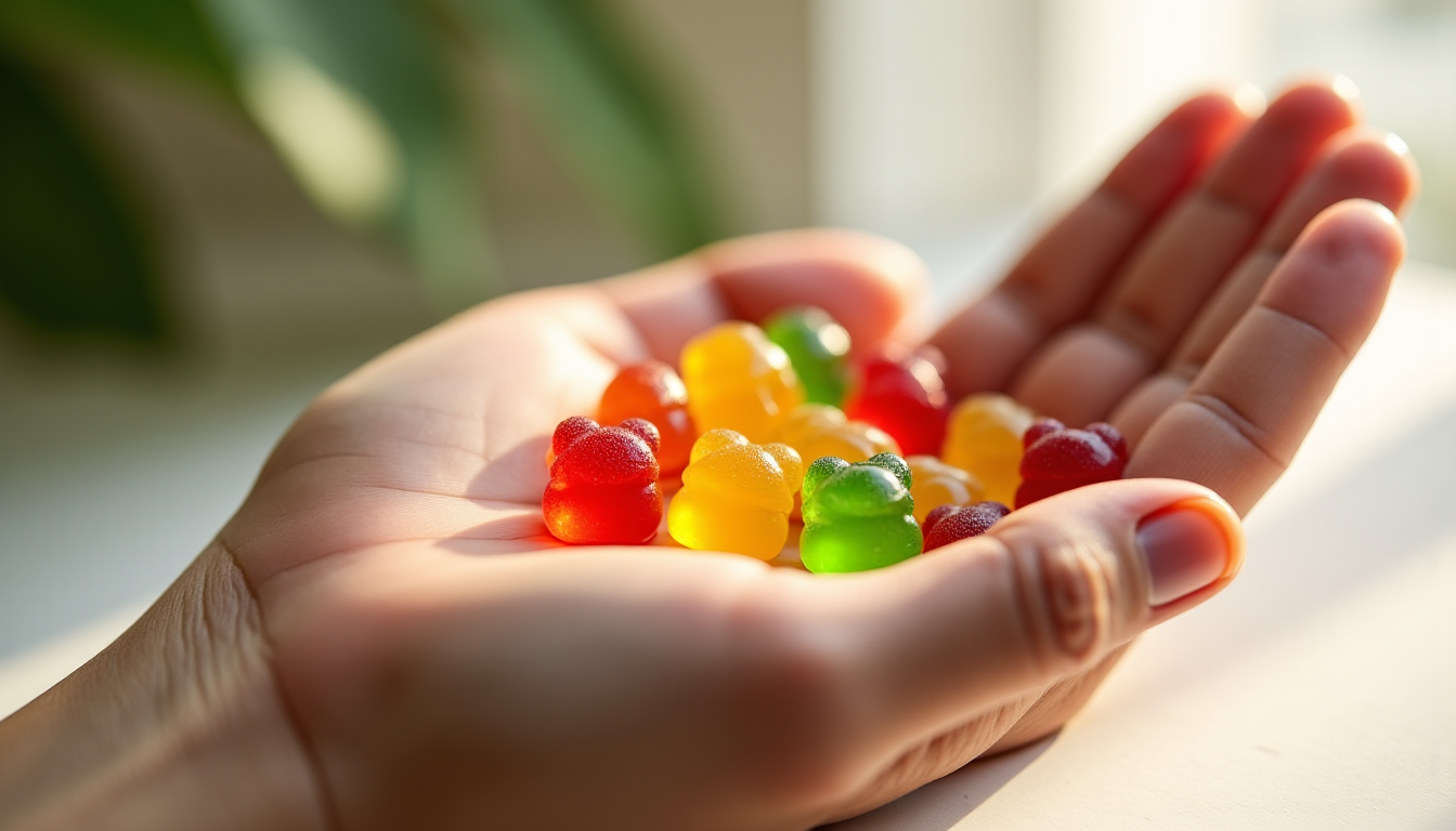 Illustration : les produits comestibles, tels que les bonbons gélifiés — qu'est-ce que le cbd et comment agit-il sur le corps ?