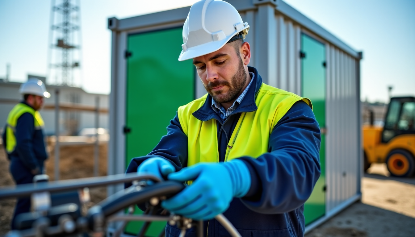 installer une base vie sur un chantier dans les meilleurs délais ? — il est primordial que ces raccordements soient effectués