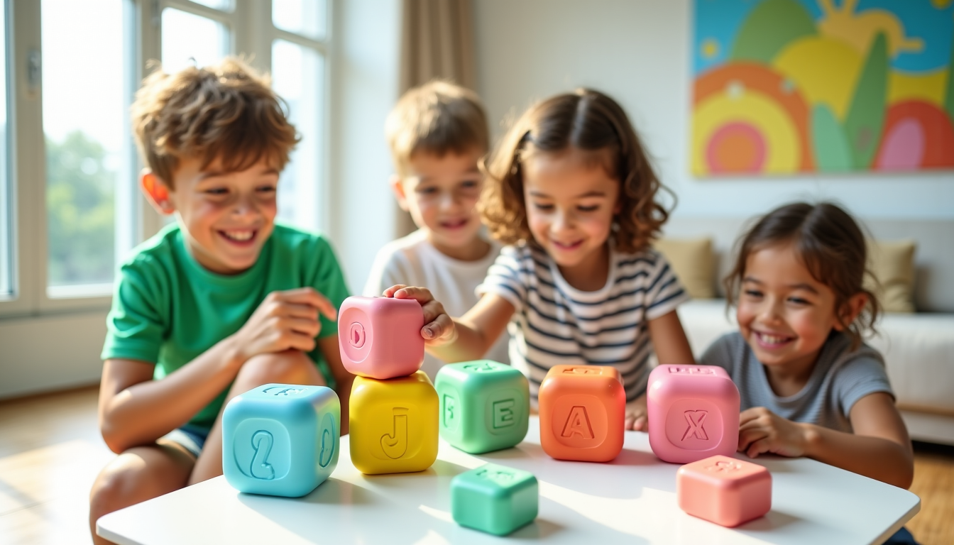 Illustration : façon d'exprimer sa créativité et de libérer son — tokidos playcubes : apprentissage ludique en phonétique, maths, rythme et émotions