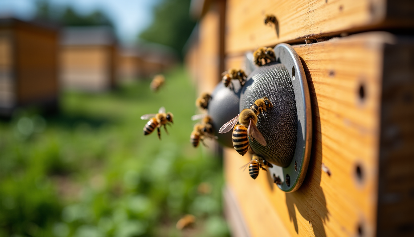 Illustration : assurez-vous que le bouclier choisi est compatible avec — bouclier anti-frelon ruche : comment assurer la sécurité des abeilles