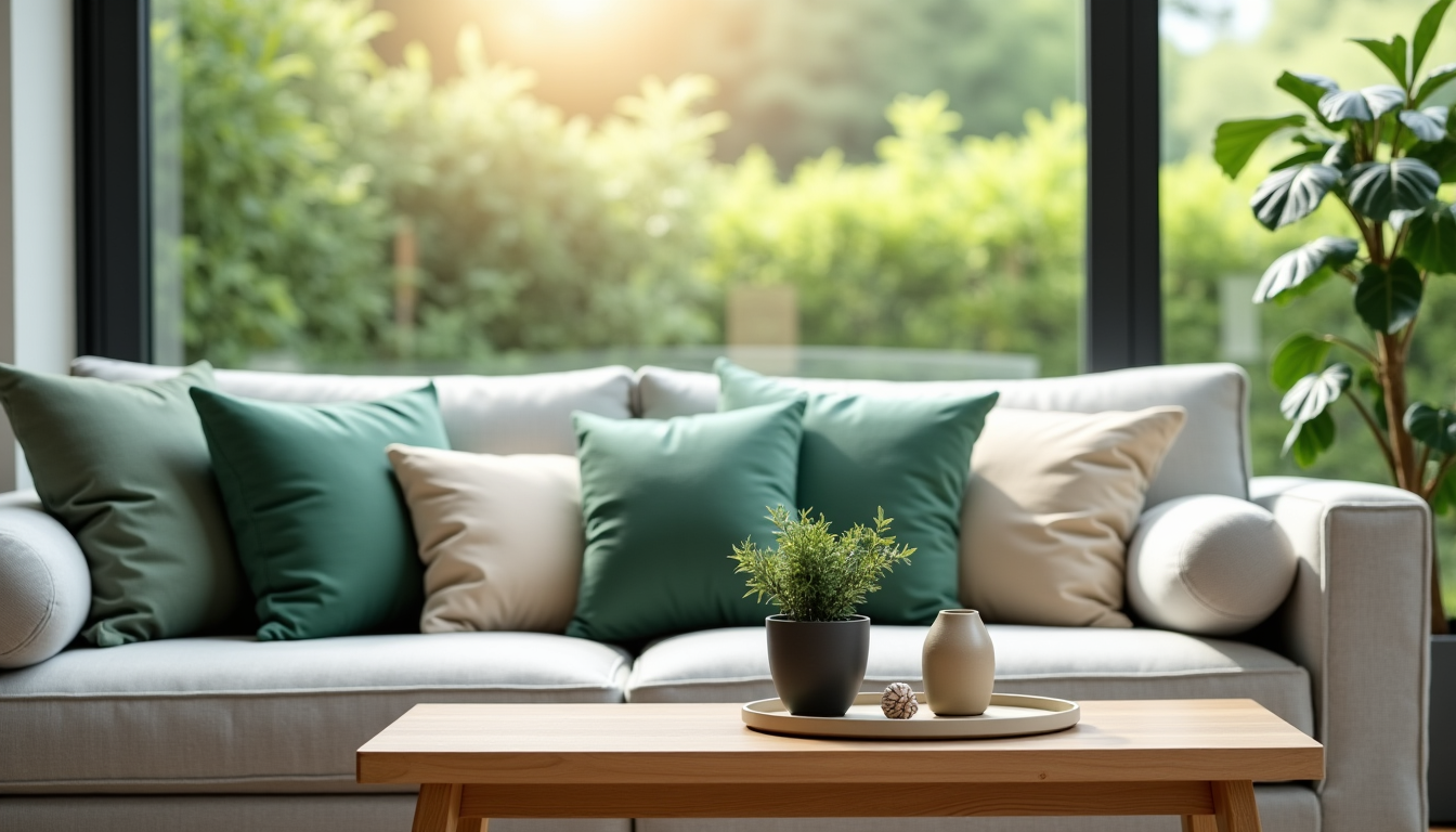 Illustration : ardinage ou les coussins d'extérieur sont également à — creer un interieur qui vous ressemble avec les produits tendances de aosom